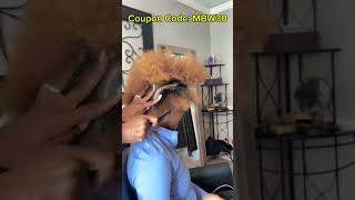 ✨Transformation Brown Color Braiding Hair w 2 Feedin Braids Match Natural Hair mybraidedwig [upl. by Ettezoj]