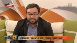 Crampele musculare  cauze simptome tratament [upl. by Arondell]