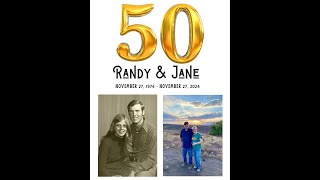 Randy and Jane Randall 50th Wedding Anniversary Variety Show [upl. by Letney]