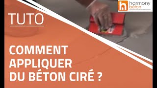 Comment bien appliquer du béton ciré de A à Z  2013 [upl. by Elreath449]