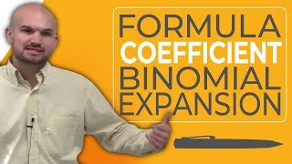 What is the formula for find the coefficient of any term in a binomial expansion [upl. by Yelserp]