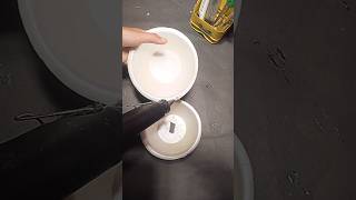 DIY Piggy Bank from plastic plates atm bank making artandcraft youtubeshorts viralshorts reel [upl. by Florie450]