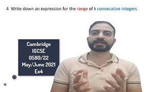 range of K consecutive integers Cambridge IGCSE [upl. by Chisholm]