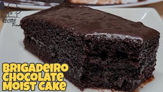 Brigadeiro Cake Recipe  Brigadeiro Chocolate Moist Cake  Condensed Milk Cake  Recipe Pinas [upl. by Asseram]