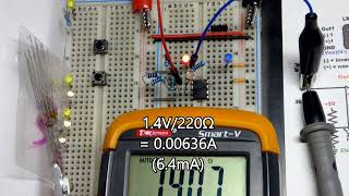 LDR Brightness Controlled Op Amp Comparator LM358 Light Dependent Resistor [upl. by Tegdig]