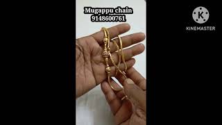 💐💐💐Mugappu chain collectionReal Gold look 9148600761💐💐💐 [upl. by Agretha766]