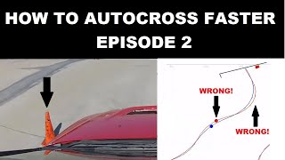 How to Autocross Faster  Ep 2  Slaloms Will Make or Break You Do This to Win [upl. by Enitsirhk]