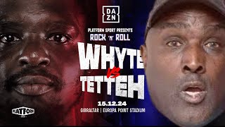 Dillian Whyte vs Ebenezer Tetteh Um Okay 🤨 [upl. by Wilkie]