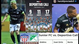 DEPORTIVO CALI💚VOLVERÍA A JUNTAR A TEO Y PRECIADO EN 2025🙏🏻¿SERÁ QUE LE GANA A JUNIOR Y EL ÁRBITRO🤔 [upl. by Gan]