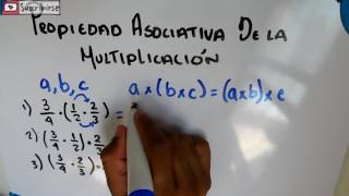 PROPIEDAD ASOCIATIVA DE LA MULTIPLICACION  EXPLICACION [upl. by Eniamret]