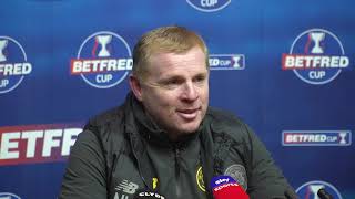 Betfred Cup Final  Neil Lennon reaction [upl. by Cirnek]