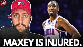 Tyrese Maxey is out for 2 weeks and the Sixers are tanking [upl. by Nicolai]