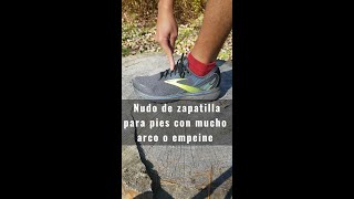 Atar zapatillas para pies con mucho arco y empeine shorts [upl. by Mintz]