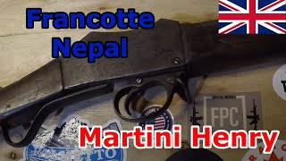 Martini Henry From Nepal  Francotte Pattern [upl. by Sirron]