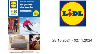 Lidl Prospekt DE  vom 2810 bis 02112024 [upl. by Ziladnerb]