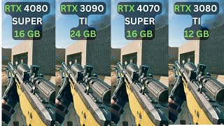 RTX 4080 SUPER vs RTX 3090 TI vs RTX 4070 TI SUPER vs RTX 3080 TI [upl. by Ines]