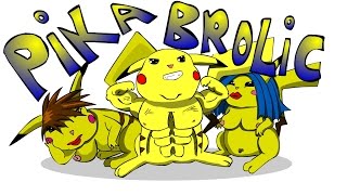 Pikachu on Steroids Drawing Timelapse [upl. by Gebelein]