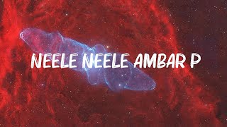 Kishore Kumar  Neele Neele Ambar Par Lyrics [upl. by Doane757]