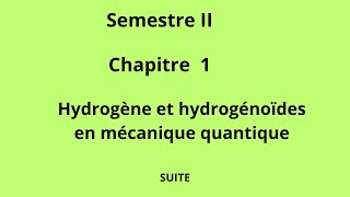 Chapitre I 2sem suite 1amp L1 [upl. by Aelyk]