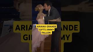 Ariana Grande Surprises Jimmy Fallon with the Gift shorts arianagrande jimmyfallon [upl. by Rebma]