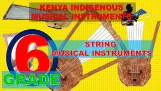 STRING MUSICAL INSTRUMENTS Music GRADE 6 [upl. by Lavro545]