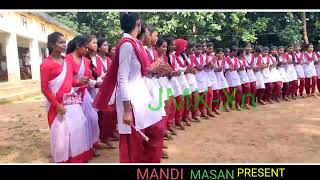 adibasi sanskritik anusthan  jhilimili high school 2022 new santali traditional video song [upl. by Vivl]