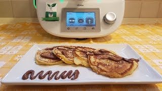 Pancakes alla nutella per bimby TM6 TM5 TM31 [upl. by Newmann]