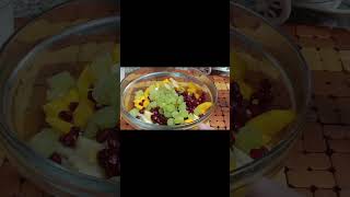 Easy Creamy Fruit Chaat Recipe by Sahiba viral shorts trending ramazan pakistan fruitchaat [upl. by Cavuoto]