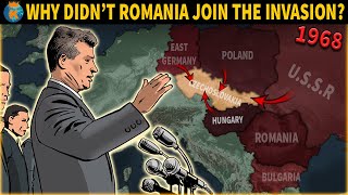 Why didnt Romania join the invasion of Czechoslovakia of 1968 [upl. by Llenad362]