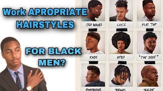 Professional Hairstyles For Black Men 2022 [upl. by Bever656]