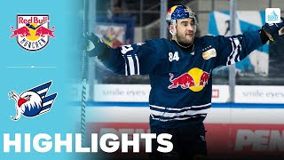 EHC Red Bull München vs Adler Mannheim  Highlights  DEL Hockey 02012024 [upl. by Nwahsaj]