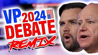 2024 VP Debate REMIX Walz vs Vance  The Remix Bros [upl. by Pickar913]