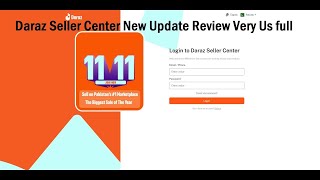 Daraz Seller Center New Update Review Very Us Full [upl. by Lenzi269]