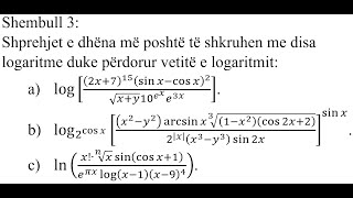 Shembull 3  Logaritmi [upl. by Adias]