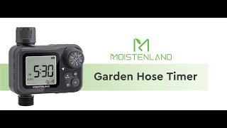 Moistenland Digital Dial Faucet Water Timer [upl. by Elyse]