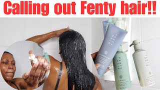 Fenty Hair Wash Day Routine On Relaxed Hair [upl. by Ultima]