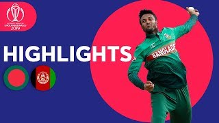 Shakib gets 5for and 50  Bangladesh v Afghanistan  Match Highlights  ICC Cricket World Cup 2019 [upl. by Takeshi]