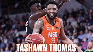 TASHAWN THOMAS  Basketball HIghlights in BoulogneLevallois 202324 [upl. by Jason]