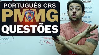 🔴PMMG  QUESTÕES COMENTADAS  Português CRS [upl. by Meris]