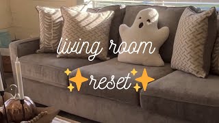 living room reset ✨ [upl. by George]