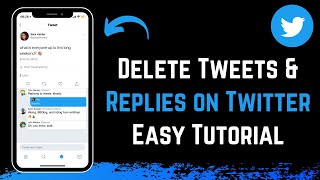 How to Delete Tweets amp Replies on Twitter [upl. by Retnyw]