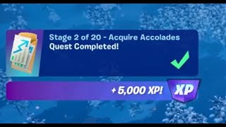 Fortnite  Acquire Accolades  Chapter 5 Season 2 [upl. by Robena]