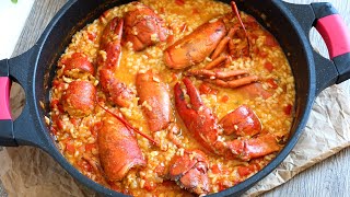 Arroz caldoso con bogavante RECETA FÁCIL [upl. by Okoyk]