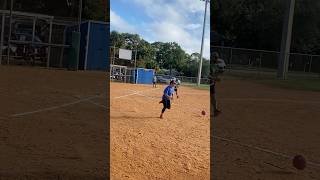 Kickball nice bunt 504 kickball sports league kick espn catch [upl. by Anirak]