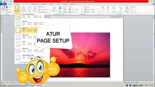 cara print full kertas a4 di word  cara print penuh kertas a4 [upl. by Ylluz]