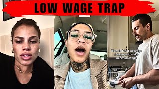 The American Dream Crushed by Low Wages  TikTok Rant on Low Wage  Tiktok rant minimum wagePART3 [upl. by Ardnazxela688]