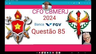 CFO CBMERJ 2024 questão 85 Uma esfera metálica de pequenas dimensões é abandonada na borda de um [upl. by Jenilee438]