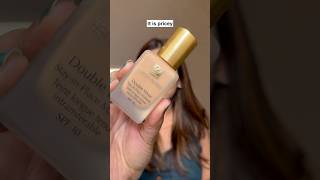 Swatching Estee Lauder Double wear foundation shade 3W1 Tawny foundation makeup ashortaday [upl. by Simdars]