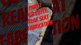 Part 7 rear seat fabrication [upl. by Dowski890]