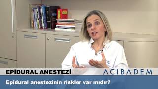 Epidural anestezinin riskleri var mıdır [upl. by Westland593]